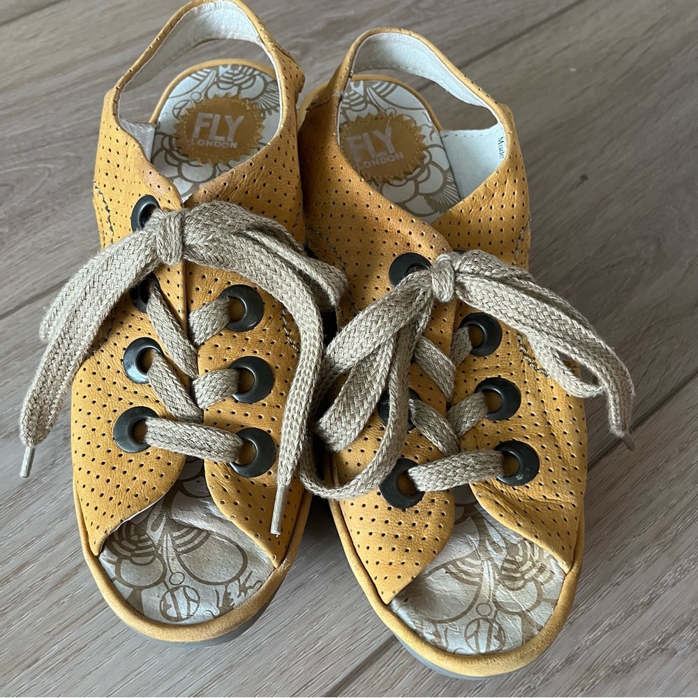 Fly London Ylva Lace Up Sandals - Picture 2 of 7